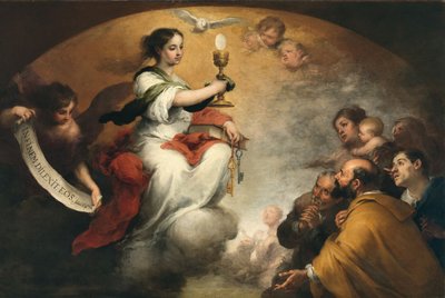 Fede o La Chiesa trionfante da Bartolomé Esteban Murillo